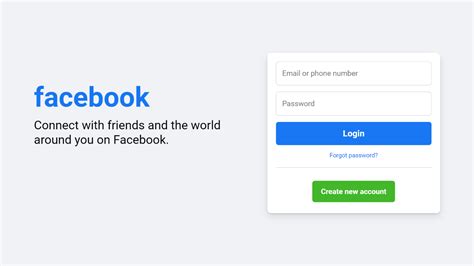 facebook sign in homepage